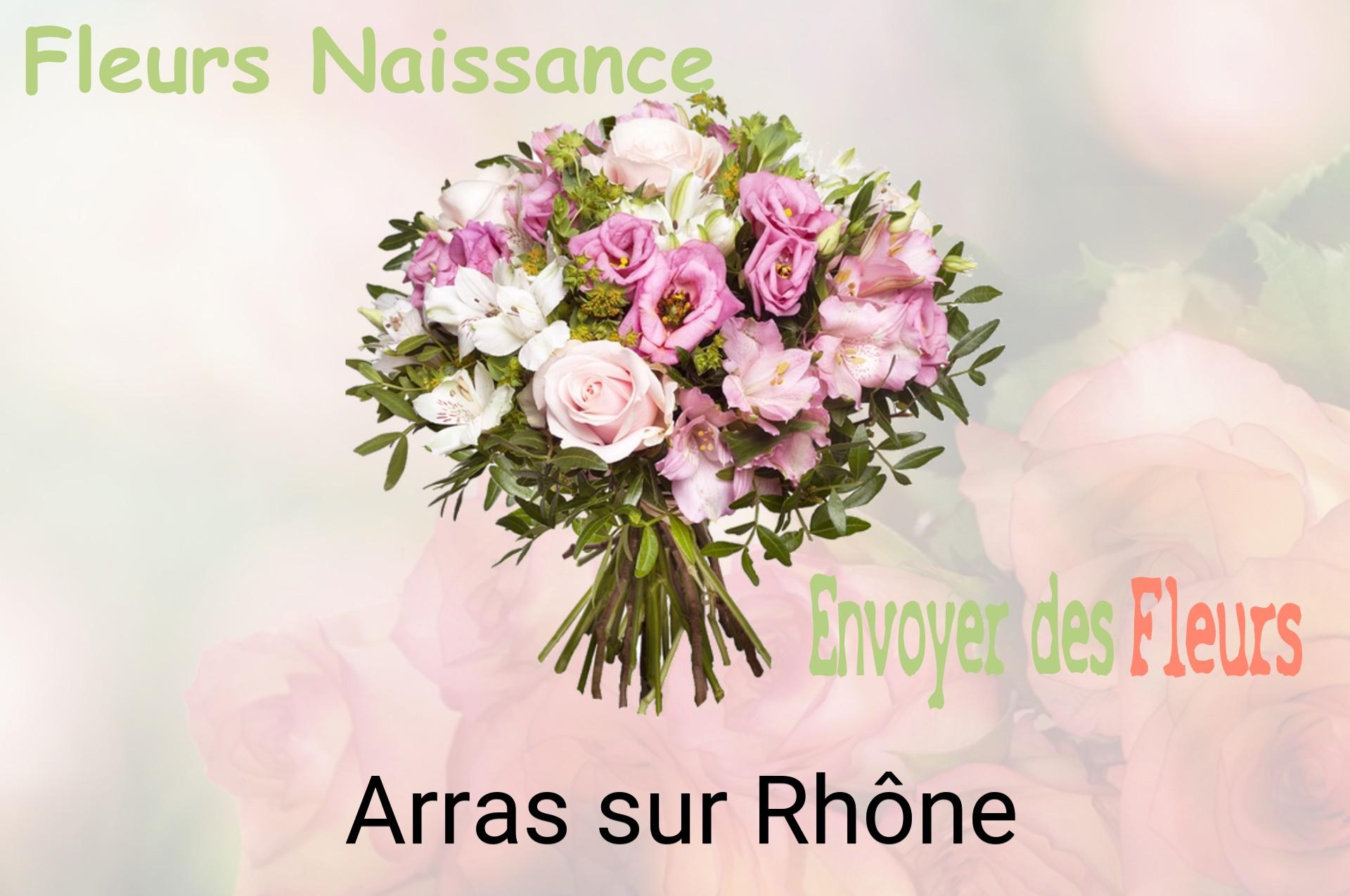 Bouquet de fleurs de naissance livré à Arras-sur-Rhône